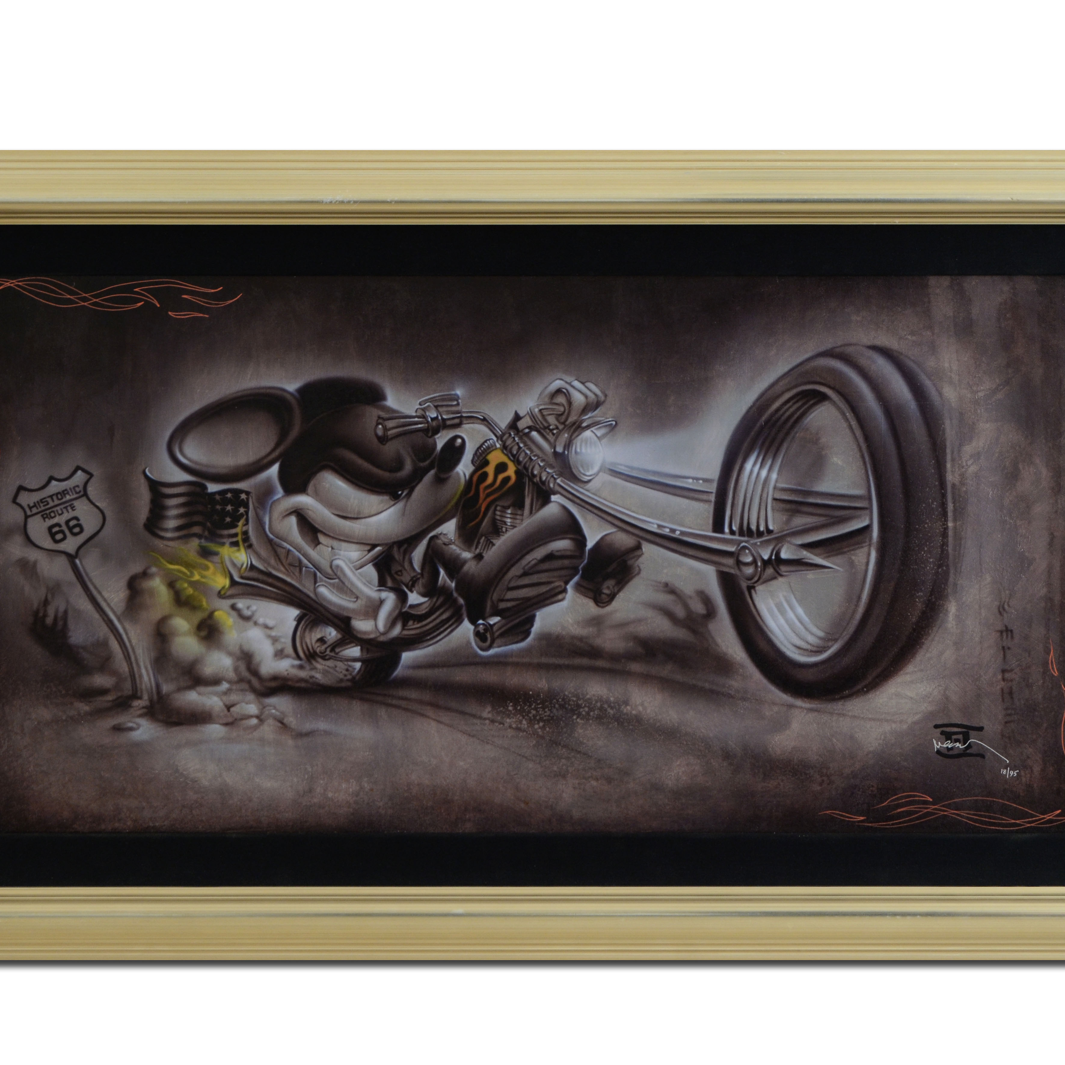 Noah Signed Limited Edition Giclee on Canvas "An American Legend"