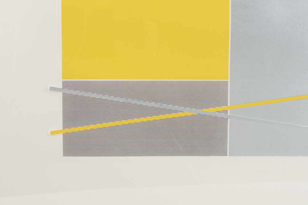 Jesus Rafael Soto Limited Edition Embossed Serigraph "Composition 4"