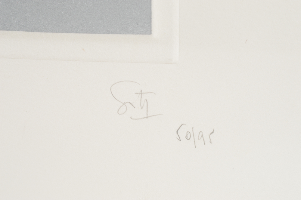 Jesus Rafael Soto Limited Edition Embossed Serigraph "Composition 4"