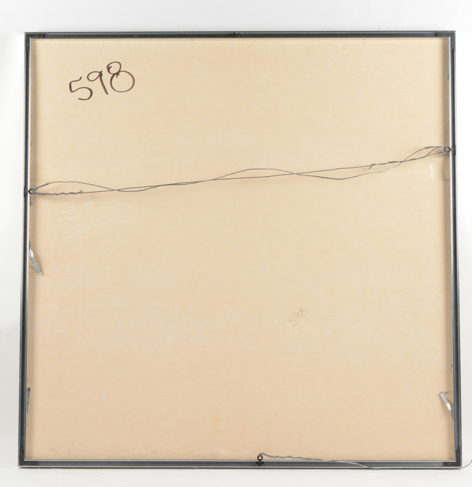 Jesus Rafael Soto Limited Edition Embossed Serigraph "Composition 4"