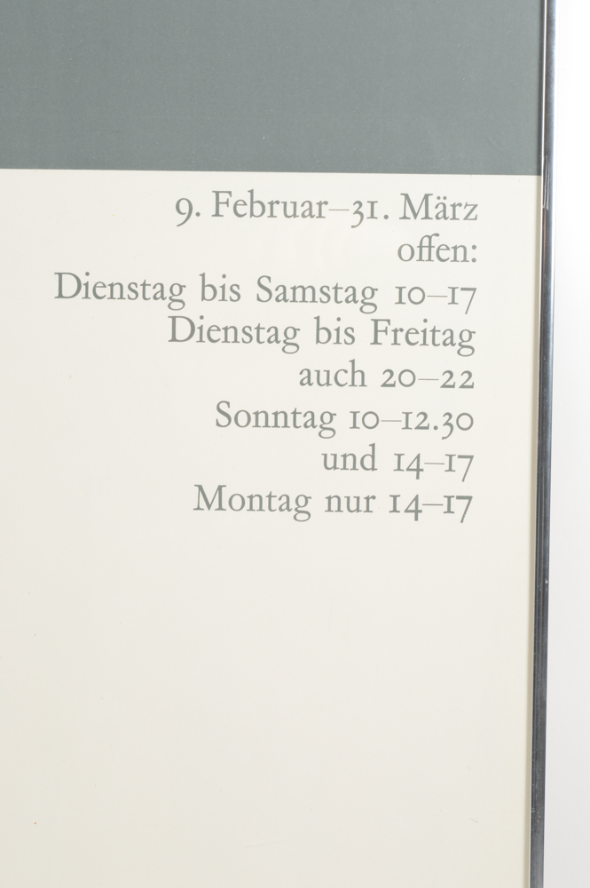 Gallery Poster "Sammlund Moltzau Oslo" Kunsthaus Zurich