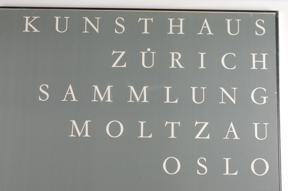 Gallery Poster "Sammlund Moltzau Oslo" Kunsthaus Zurich