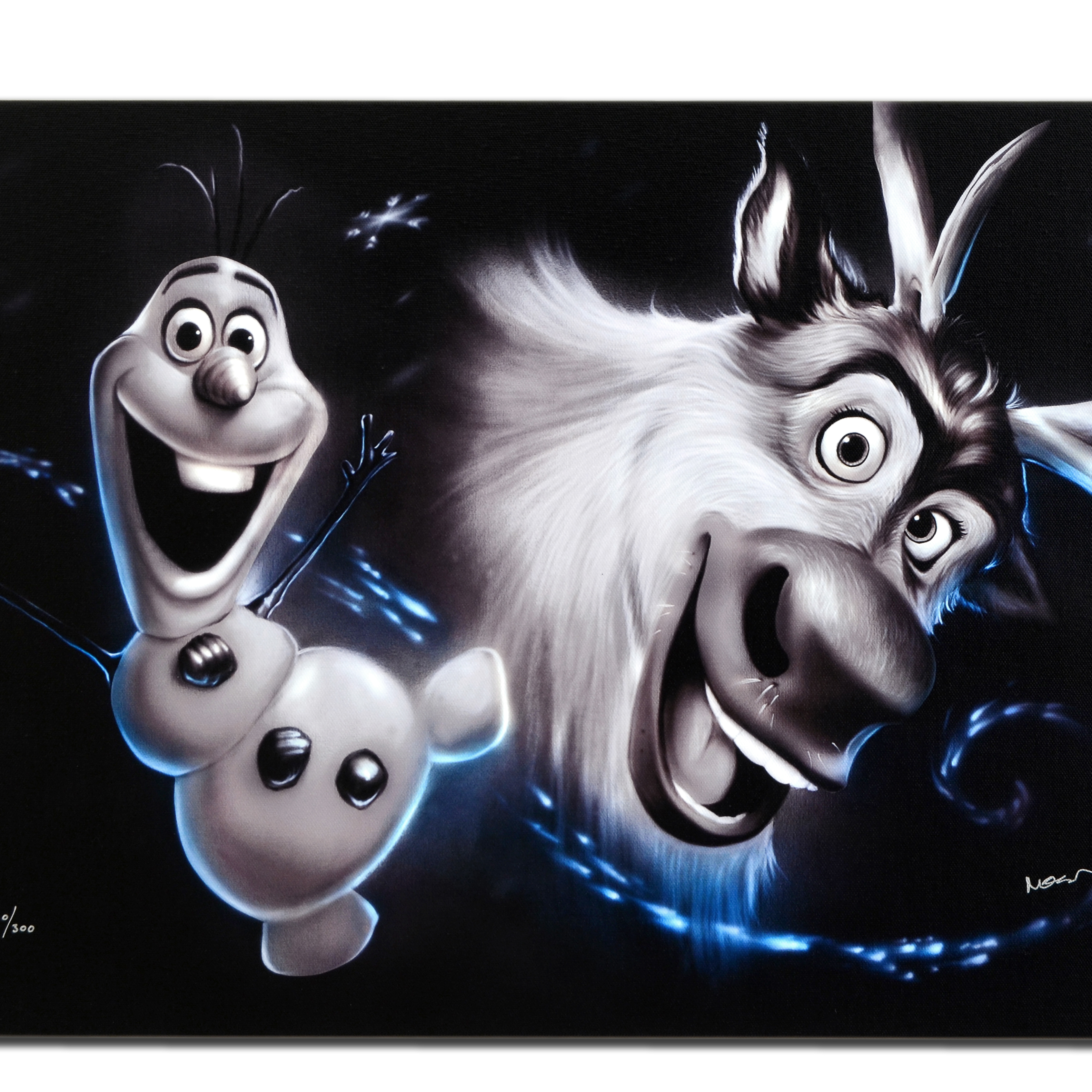 Noah Signed Limited Edition Giclee on Canvas "Olaf & Sven"