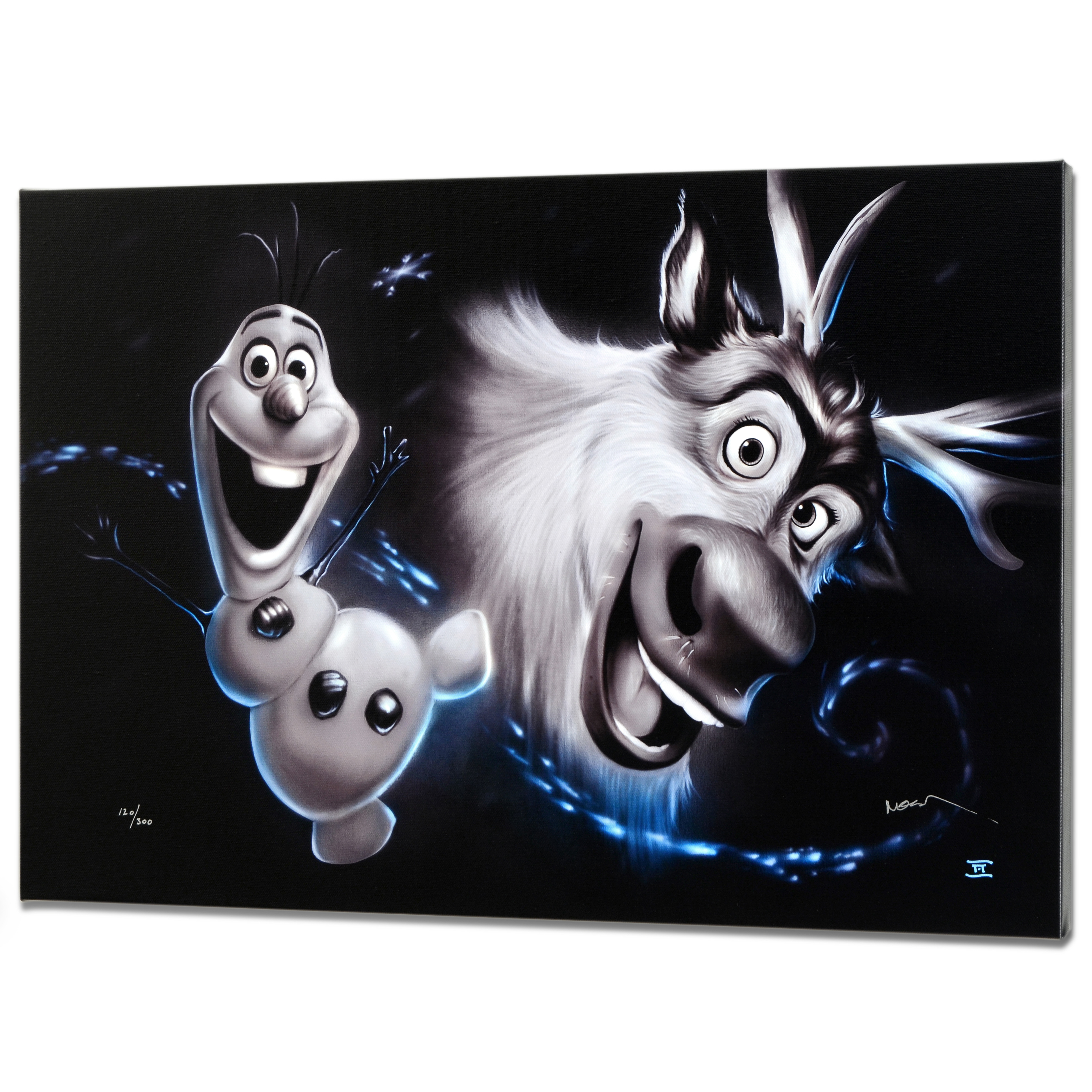 Noah Signed Limited Edition Giclee on Canvas "Olaf & Sven"