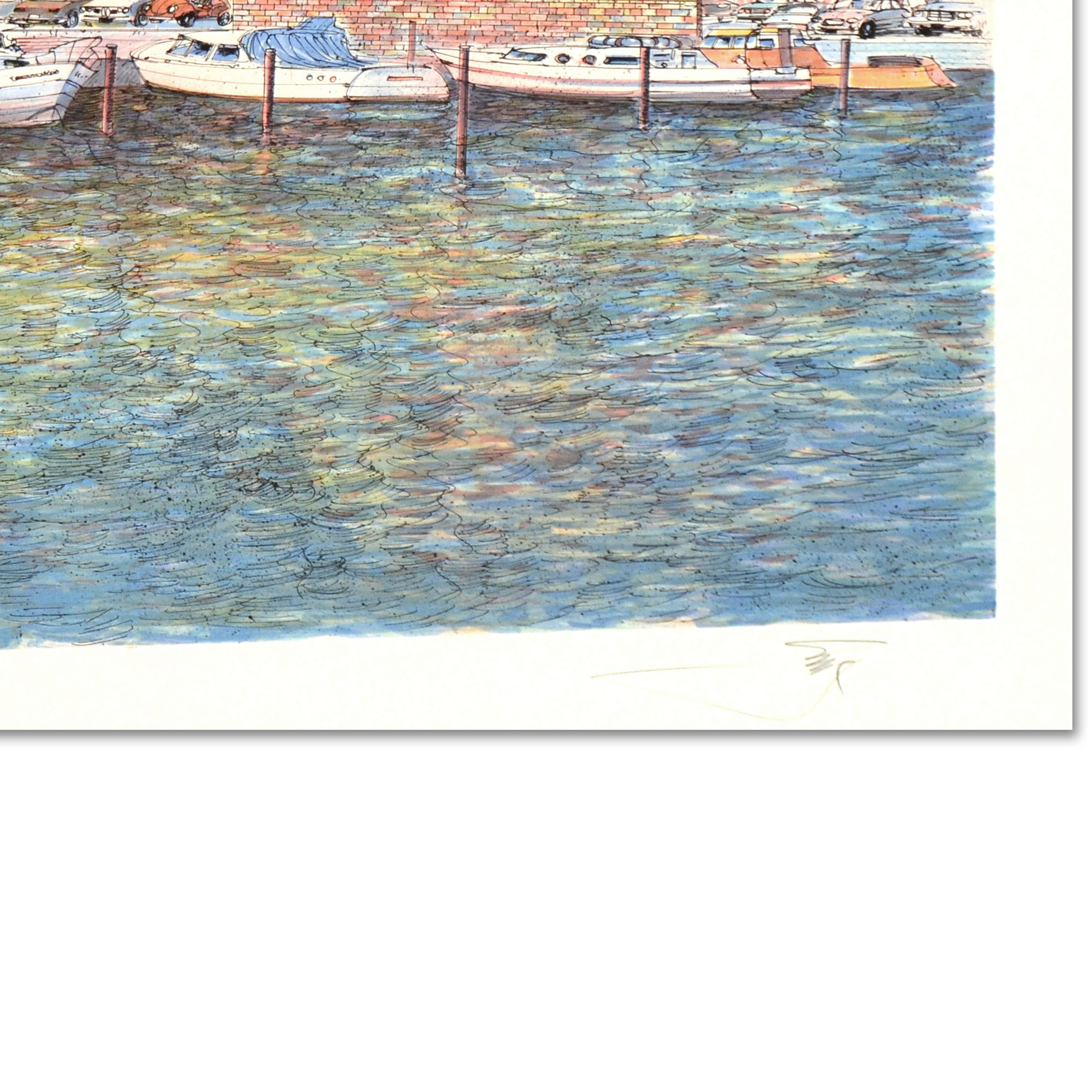 Rolf Rafflewski Signed Limited Edition Lithograph on Paper "Grand Motte"