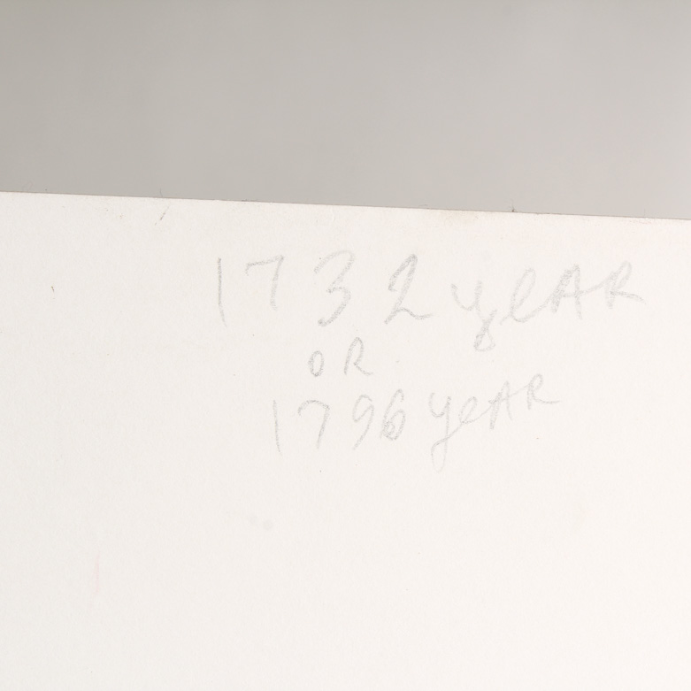 Reproduction of 18th Century Engraved Map of the Middle East