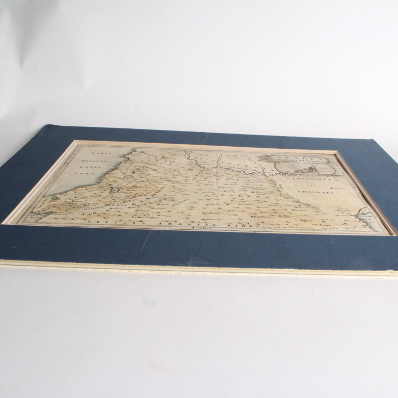 Reproduction of 18th Century Engraved Map of the Middle East