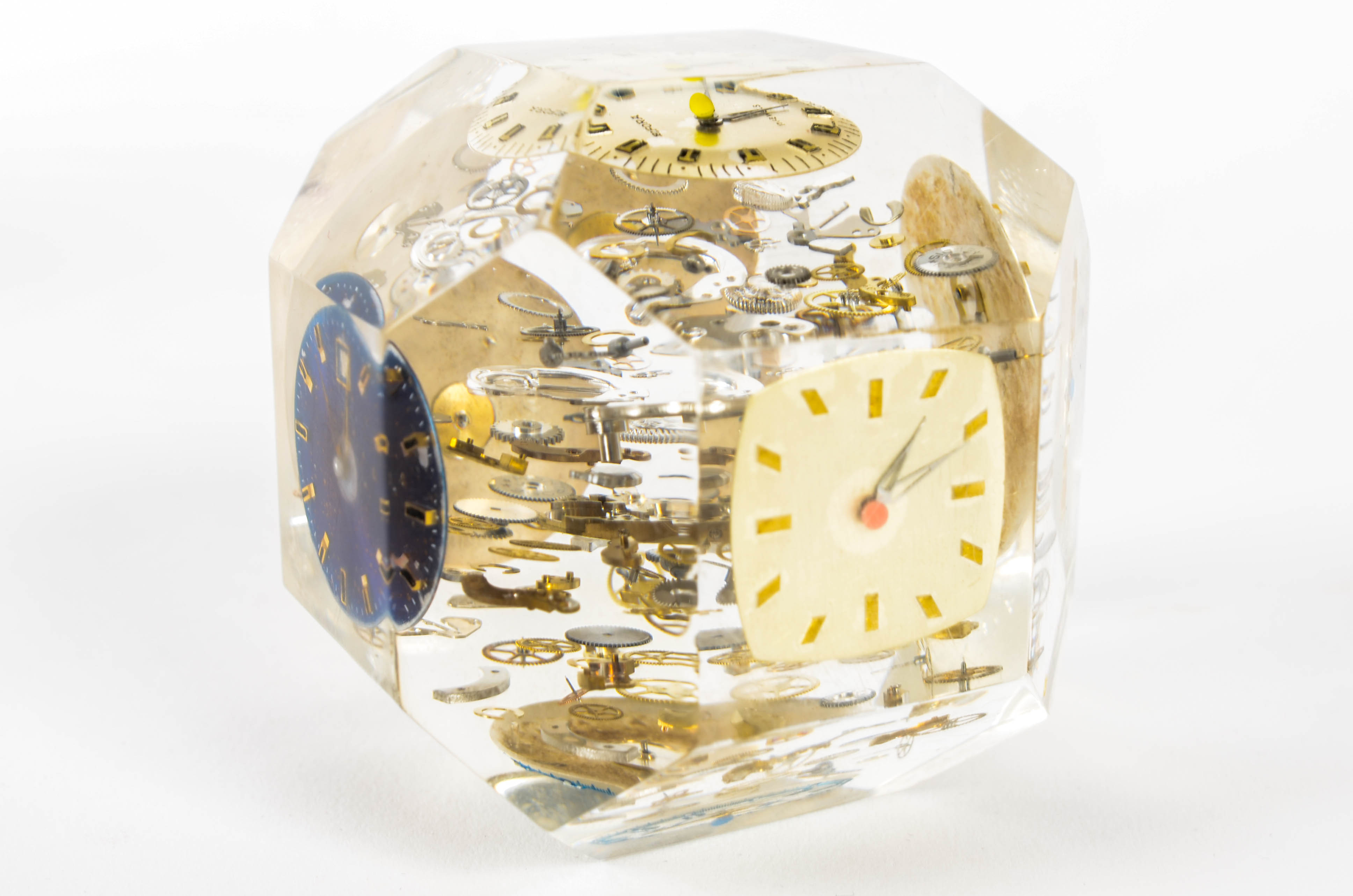 Westclox Alarm Clock and Clock Face Paperweight