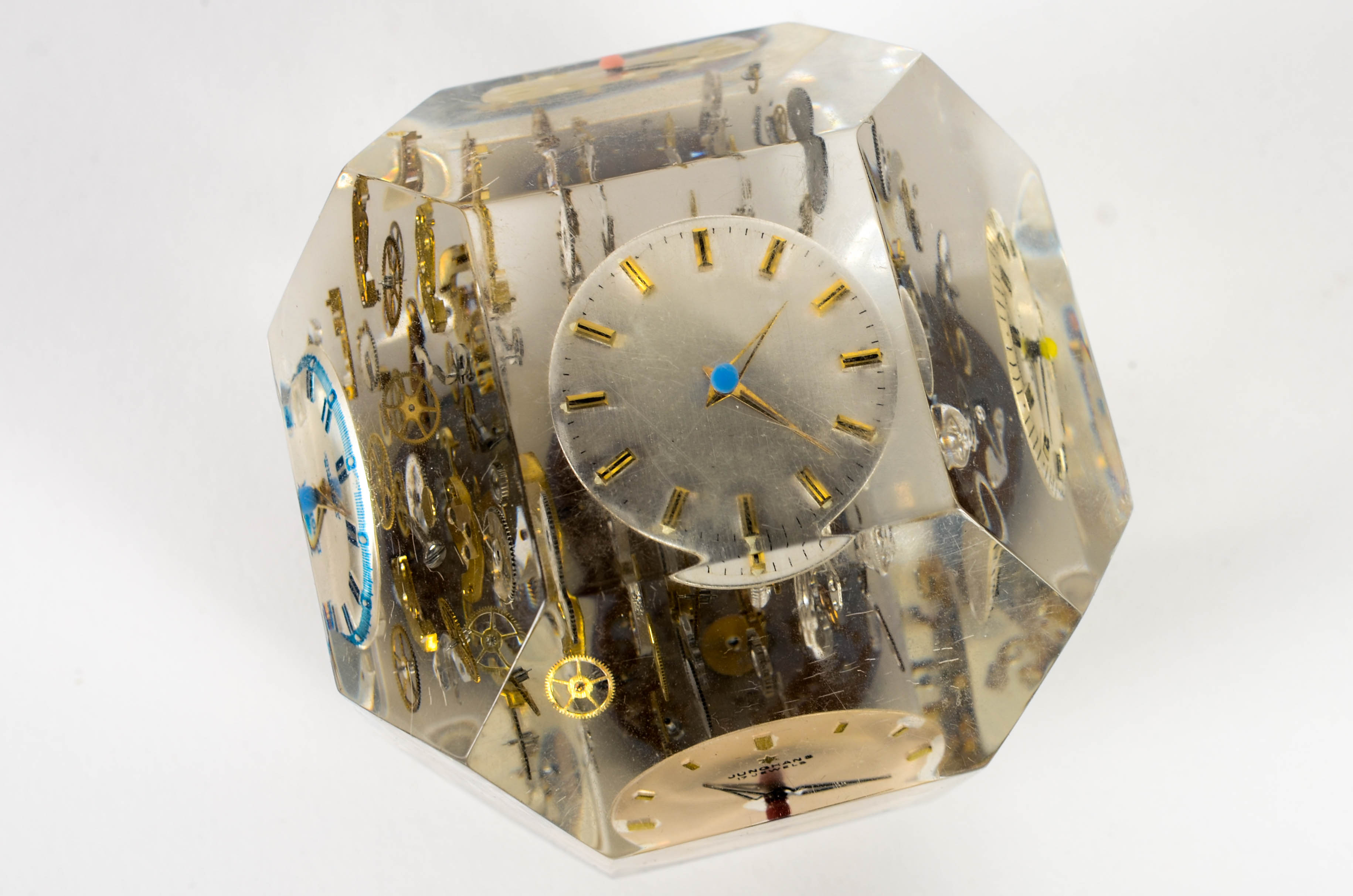 Westclox Alarm Clock and Clock Face Paperweight