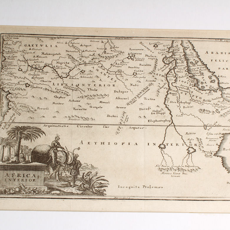 Antique Engraved Map of "Africa Interior"