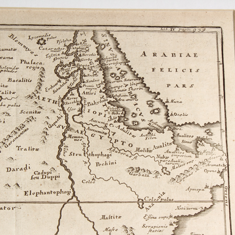 Antique Engraved Map of "Africa Interior"