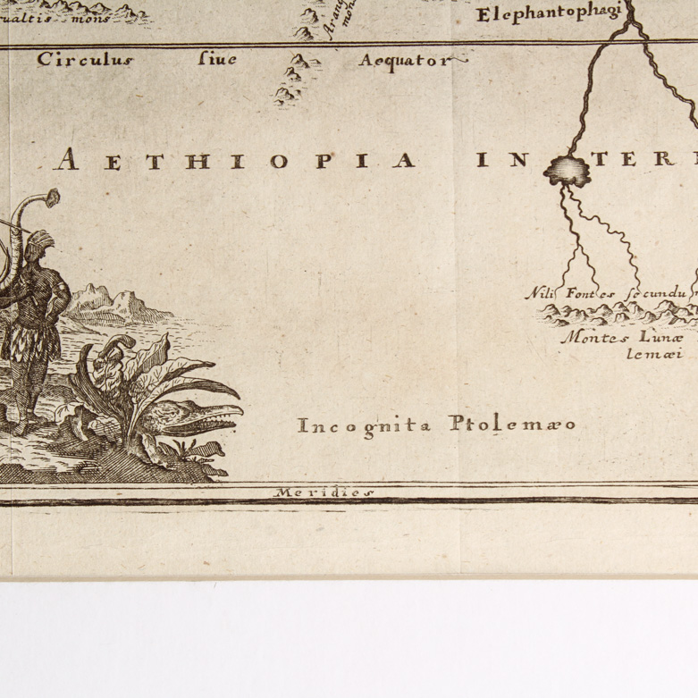 Antique Engraved Map of "Africa Interior"