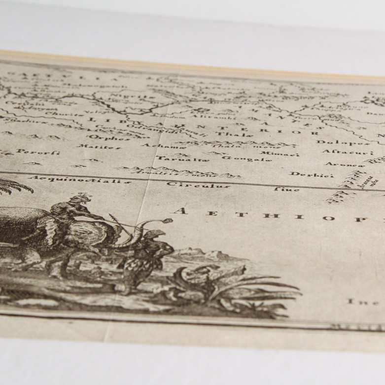 Antique Engraved Map of "Africa Interior"