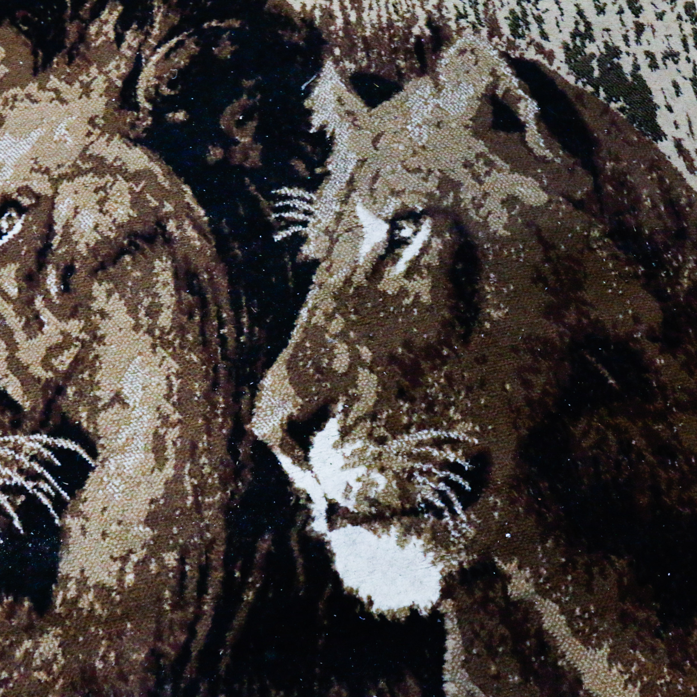Power Loomed "African Adventure" Lion Rug
