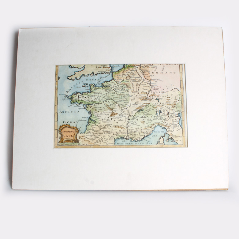 Antique Map of "Ancient Gaul"