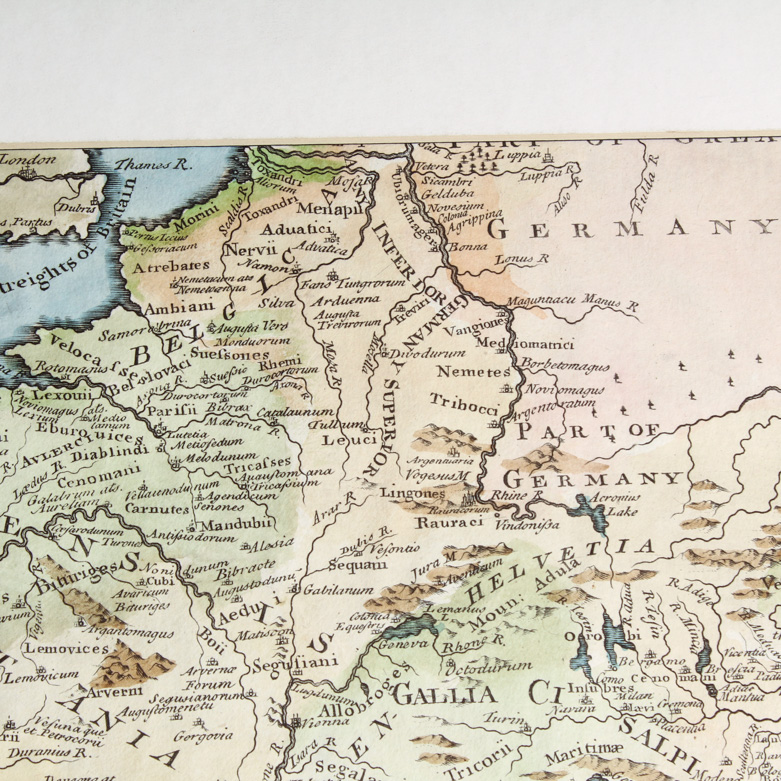 Antique Map of "Ancient Gaul"