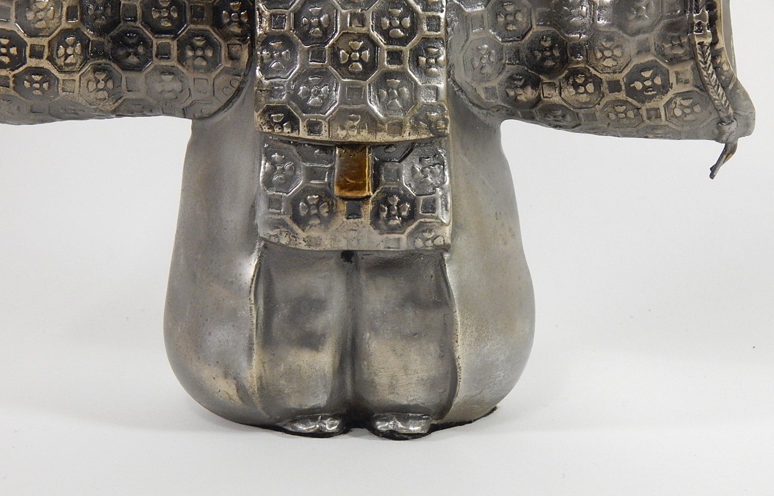 Cast Metal Japanese Shinto Priest Figure