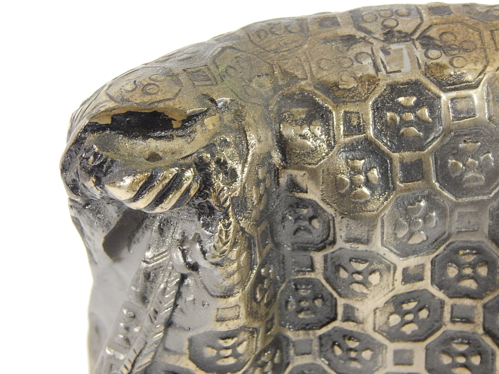 Cast Metal Japanese Shinto Priest Figure