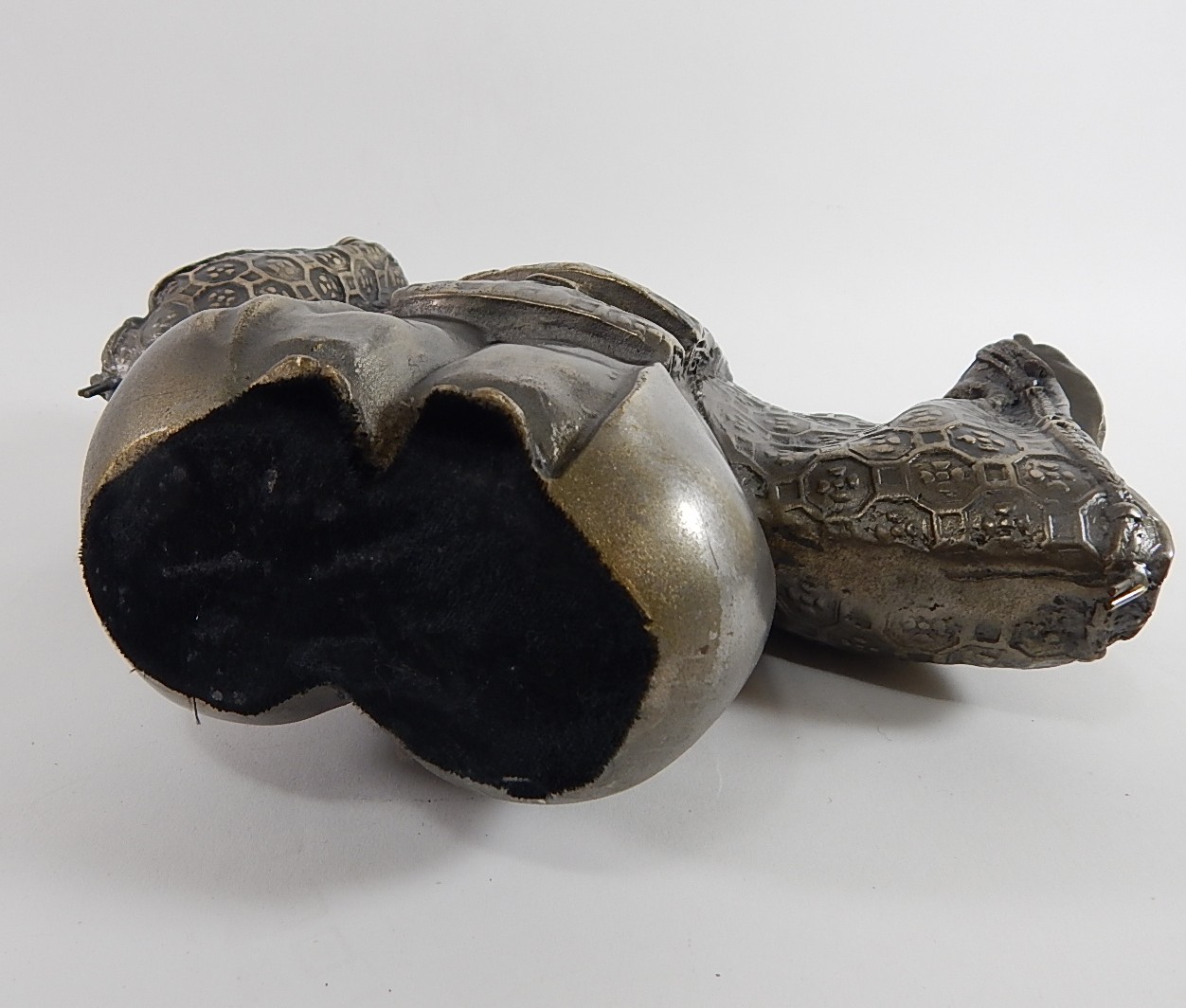 Cast Metal Japanese Shinto Priest Figure