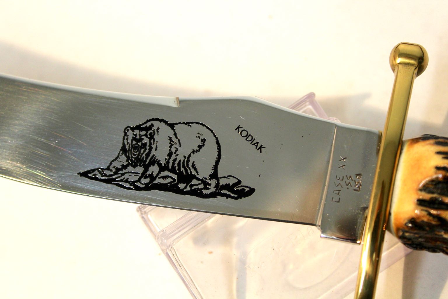 Vintage CASE XX Kodiak Antler Handle Hand Made Hunting Knife