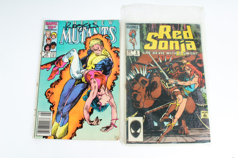 Collection of Vintage Marvel Comic Books