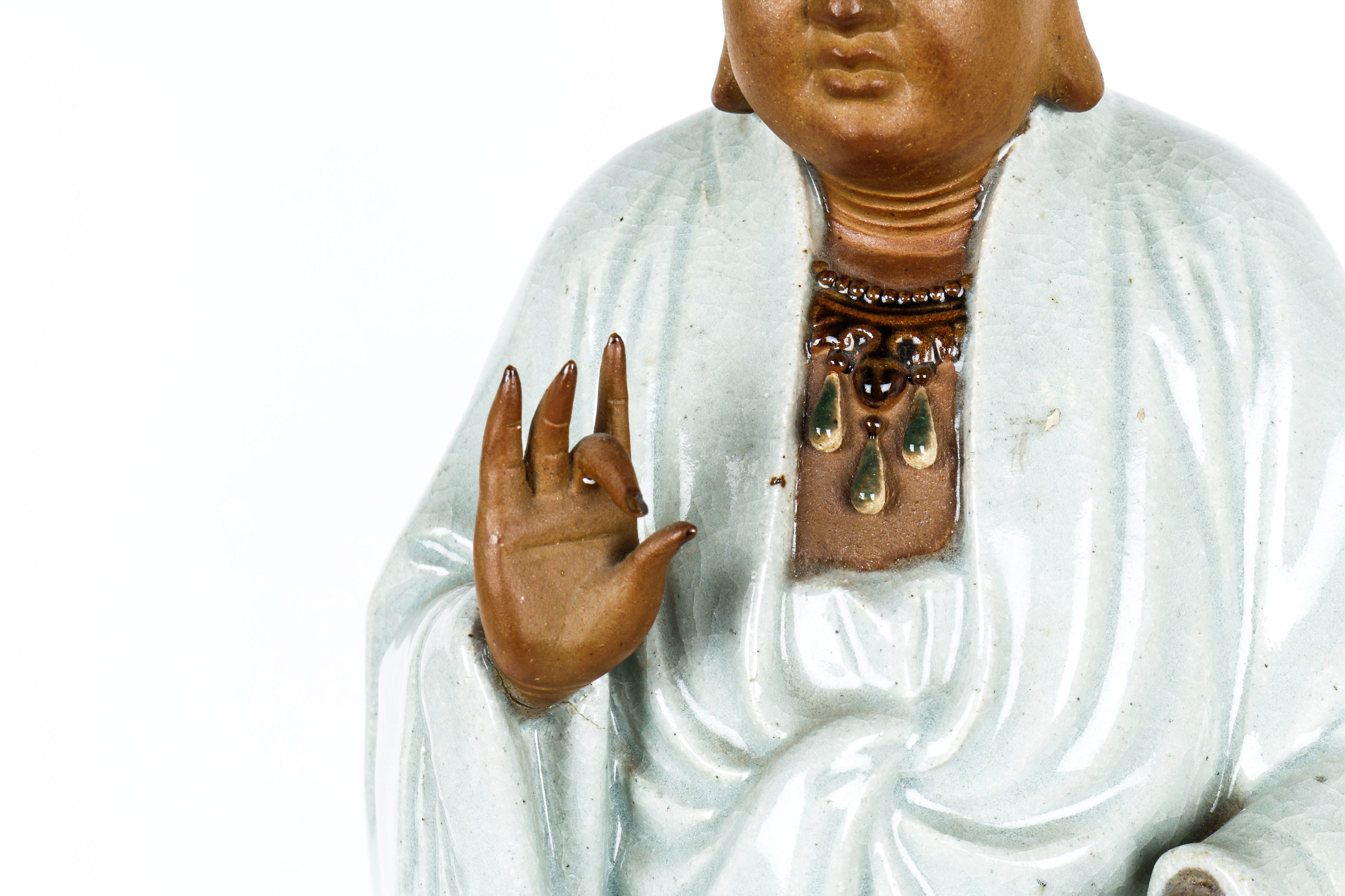 Asian Ceramic Buddha Statue