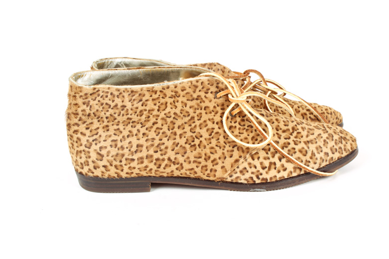 Two Pairs Bottega Veneta Cheetah Print Shoes