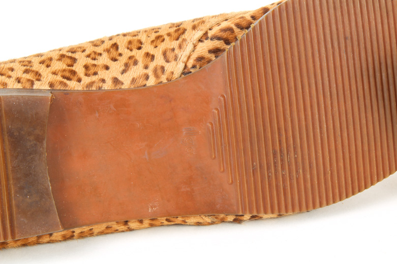 Two Pairs Bottega Veneta Cheetah Print Shoes