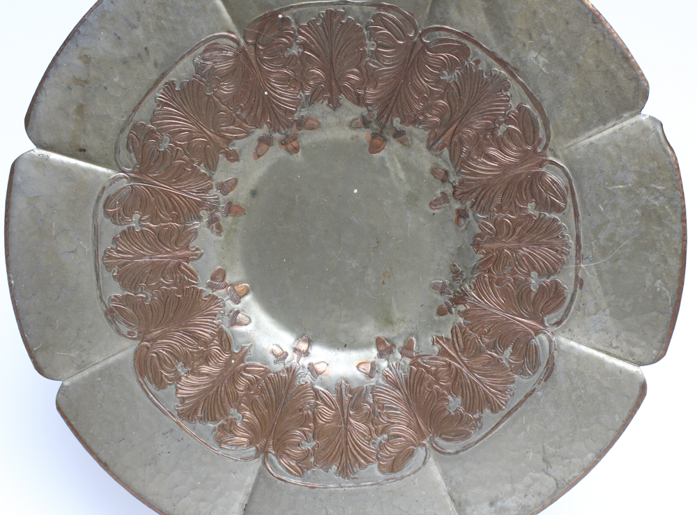 Collection of Brass and Copper, Silver Plate Serving Trays