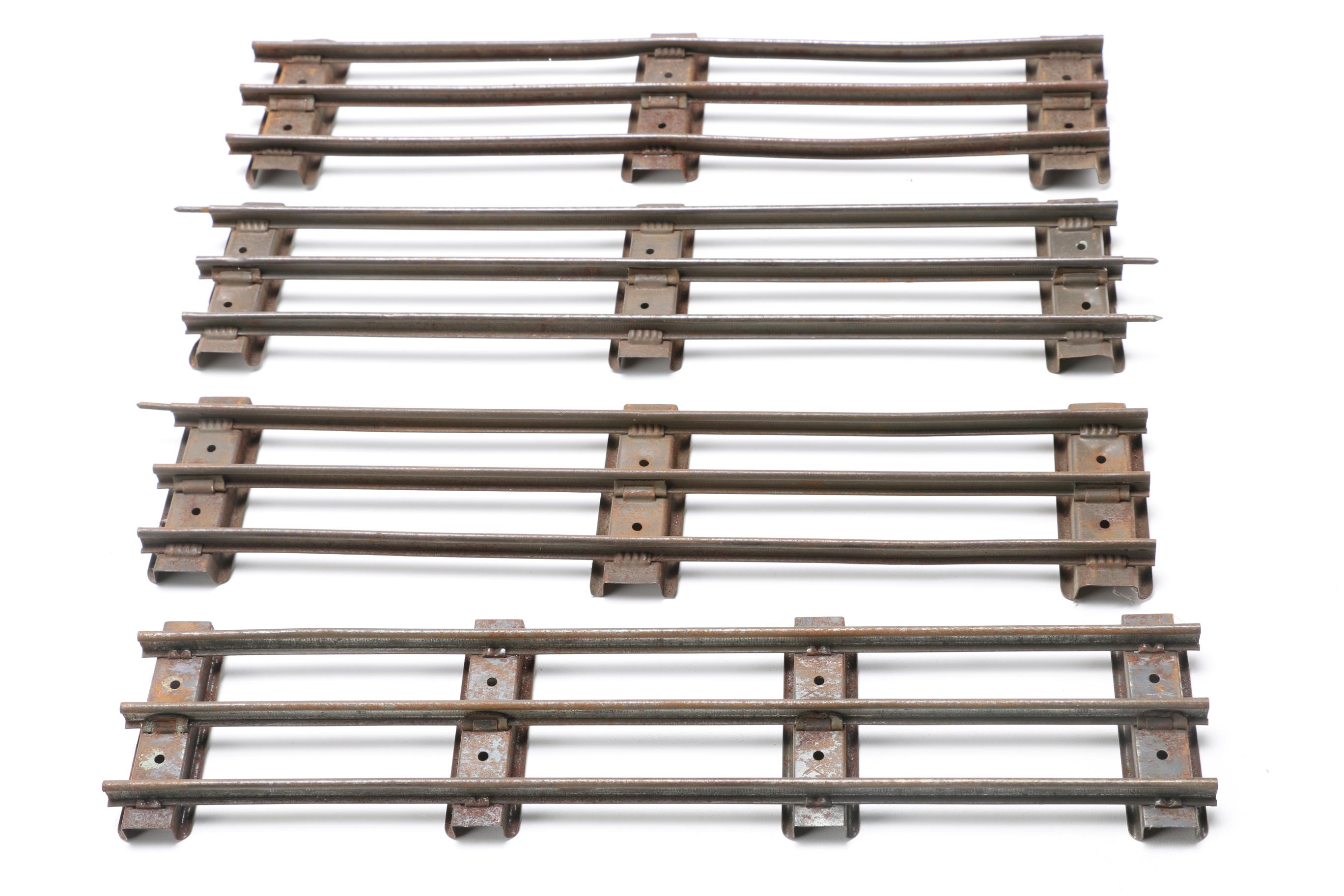 Lot of Vintage Metal Train Track Sections