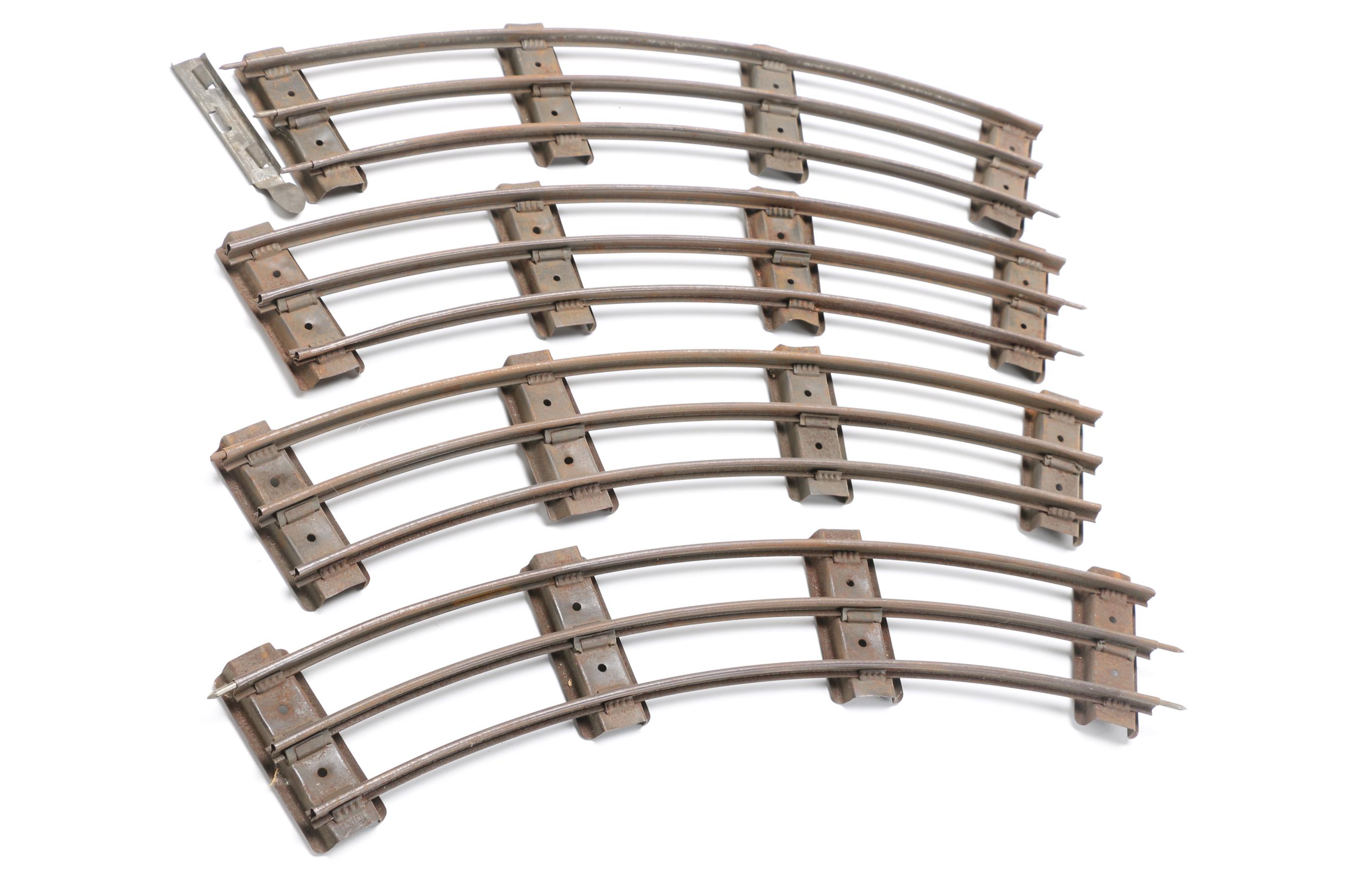 Lot of Vintage Metal Train Track Sections