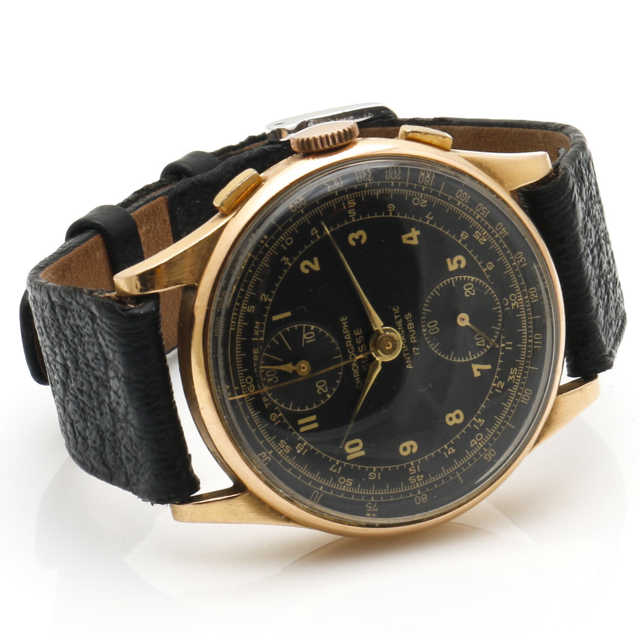 18K Chronographe Suisse Antimagnetic Watch