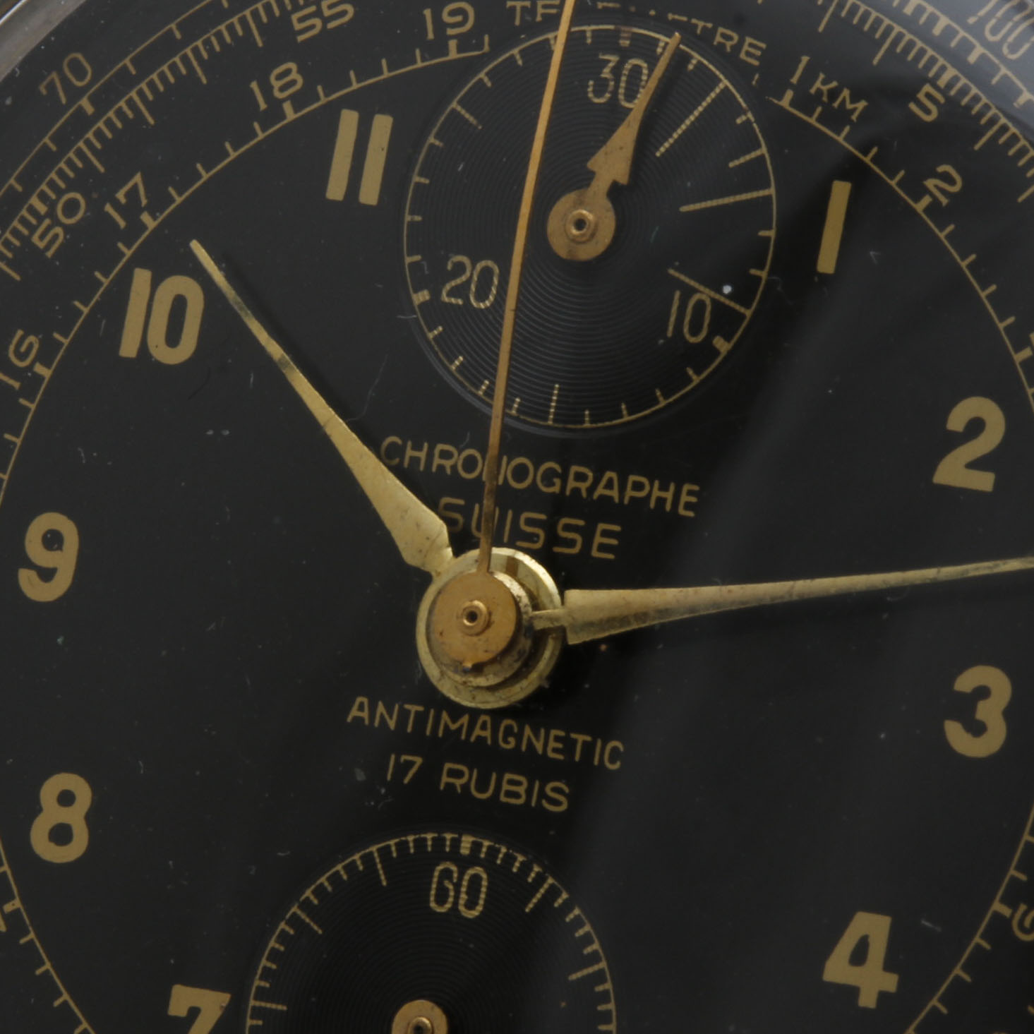 18K Chronographe Suisse Antimagnetic Watch