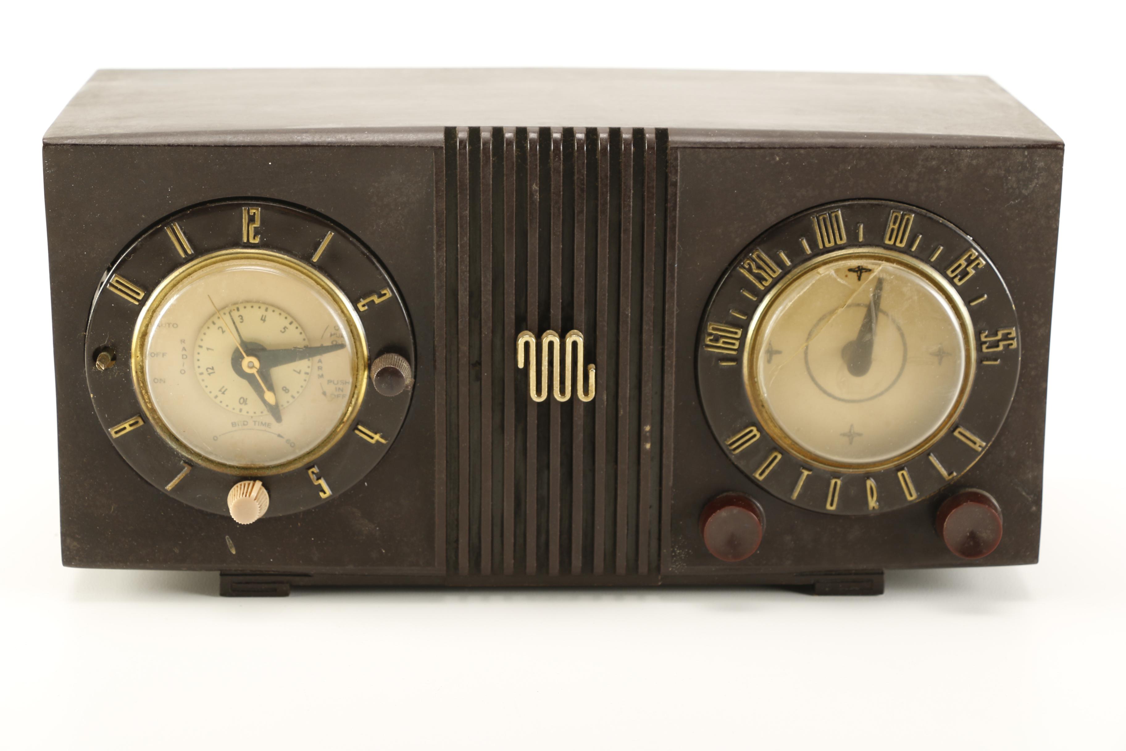 Motorola Tube Radio and Two Transistor Radios