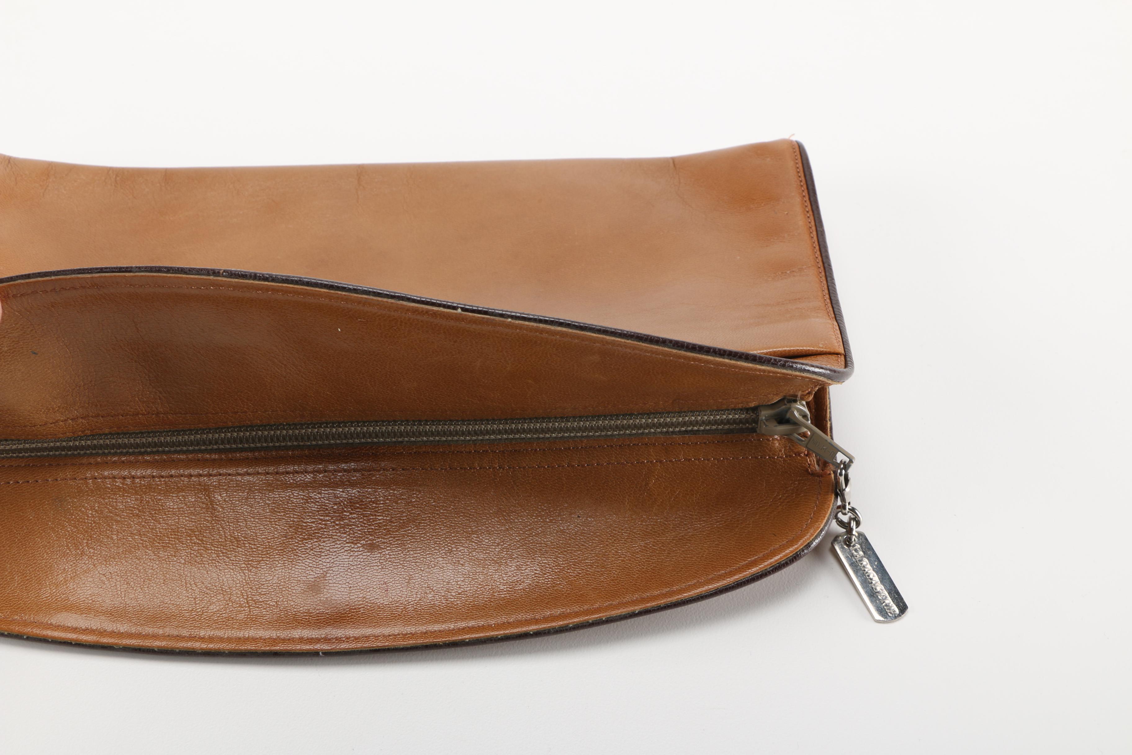 Pair of Vintage Leather Bags