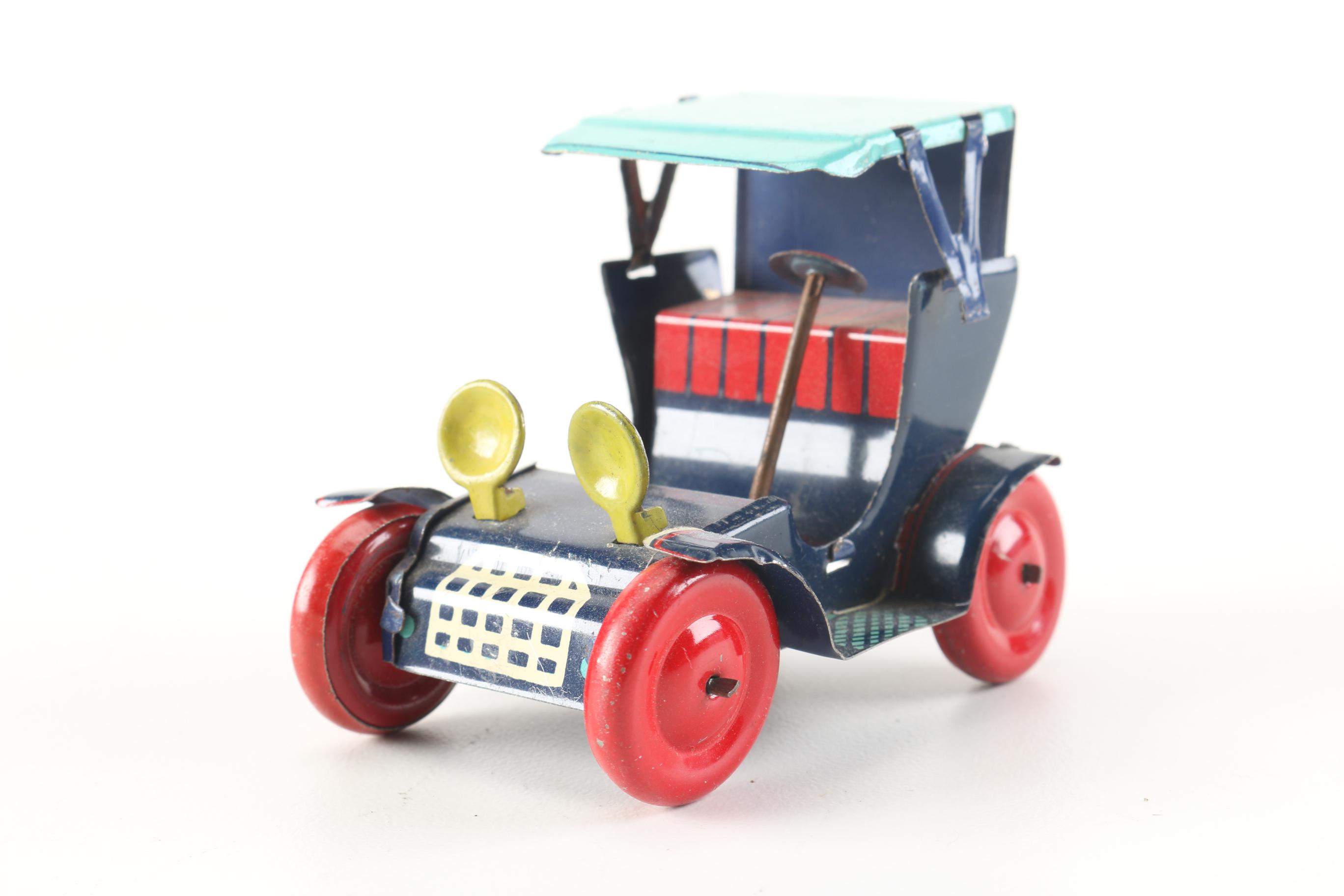 Various Tin Toy Vehicles