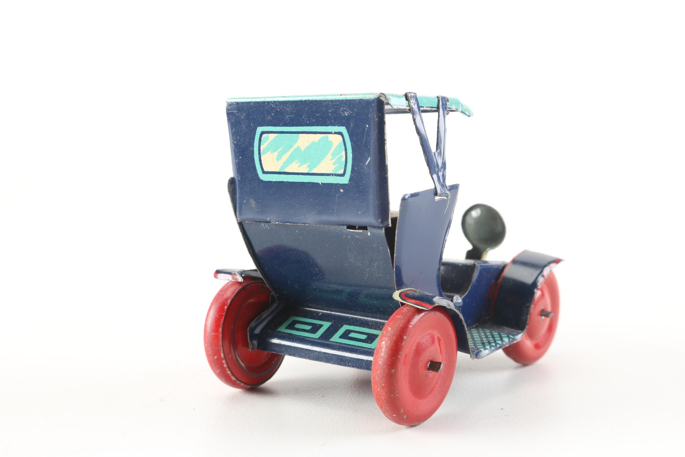 Various Tin Toy Vehicles