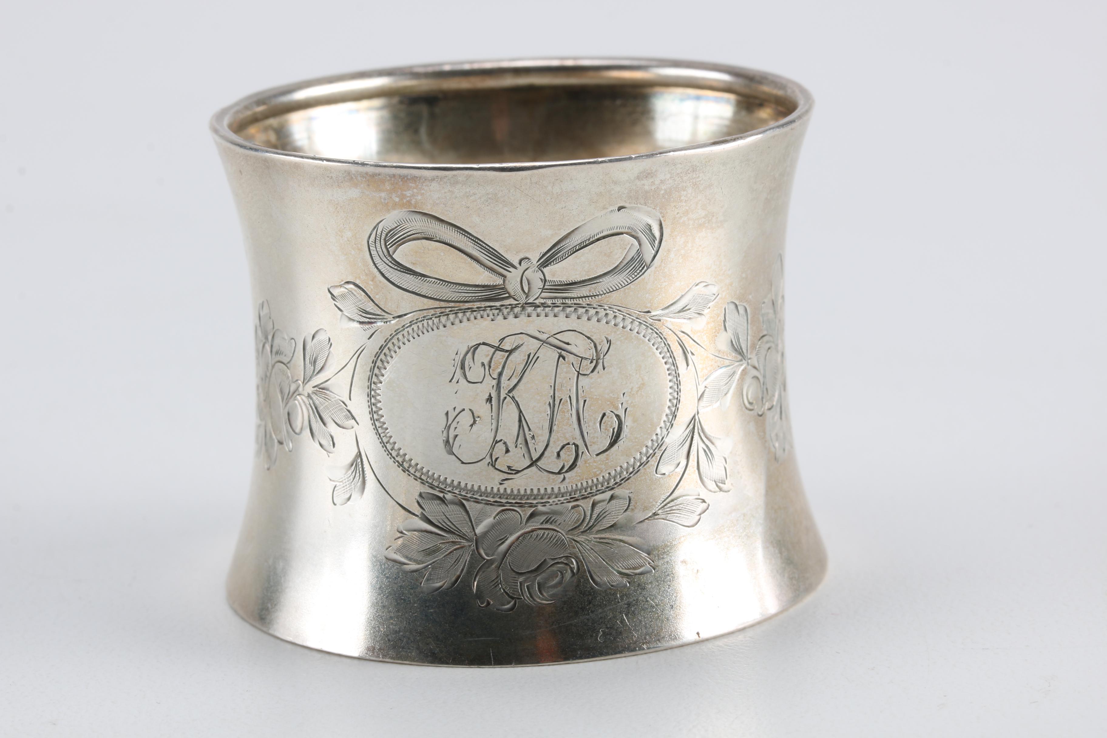 Jakob Gimminger 800 Silver Napkin Rings