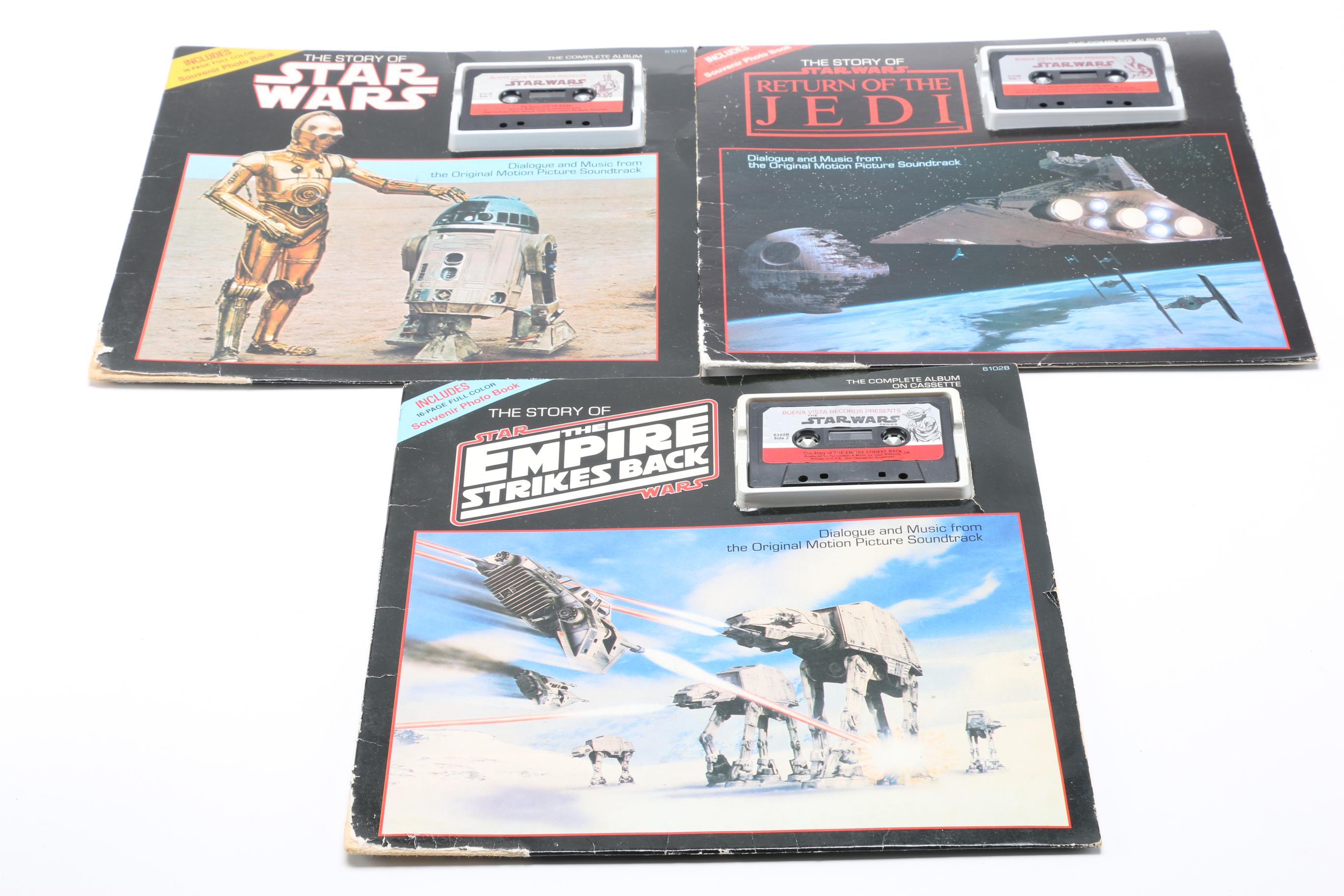 Nine Piece Assortment of "Star Wars" Items