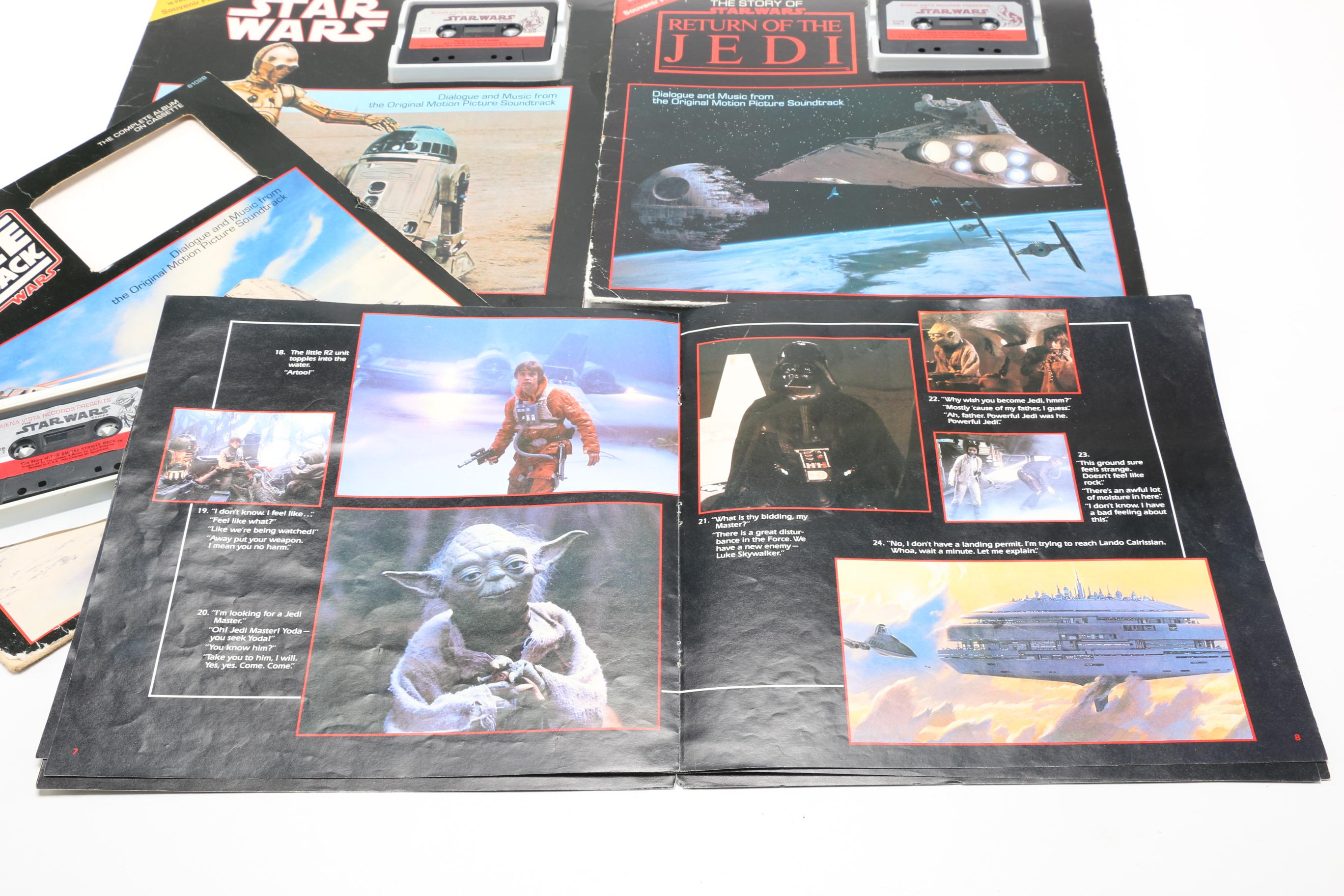 Nine Piece Assortment of "Star Wars" Items