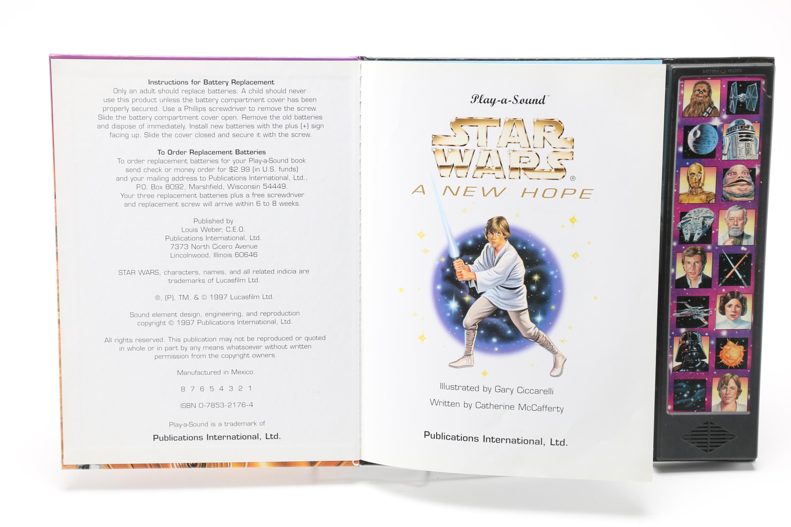 Nine Piece Assortment of "Star Wars" Items