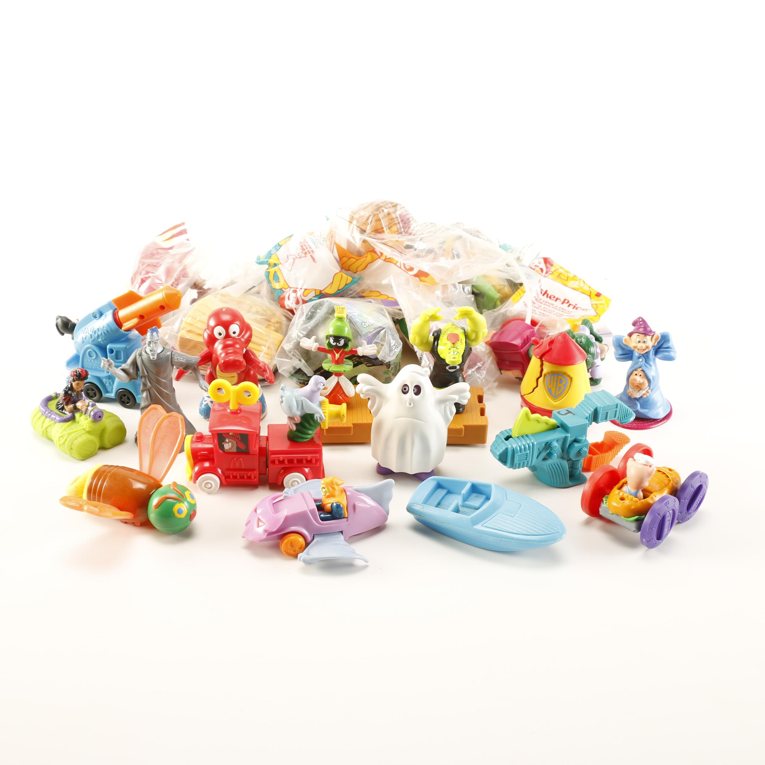 Large Assortment of Fast Food Toys