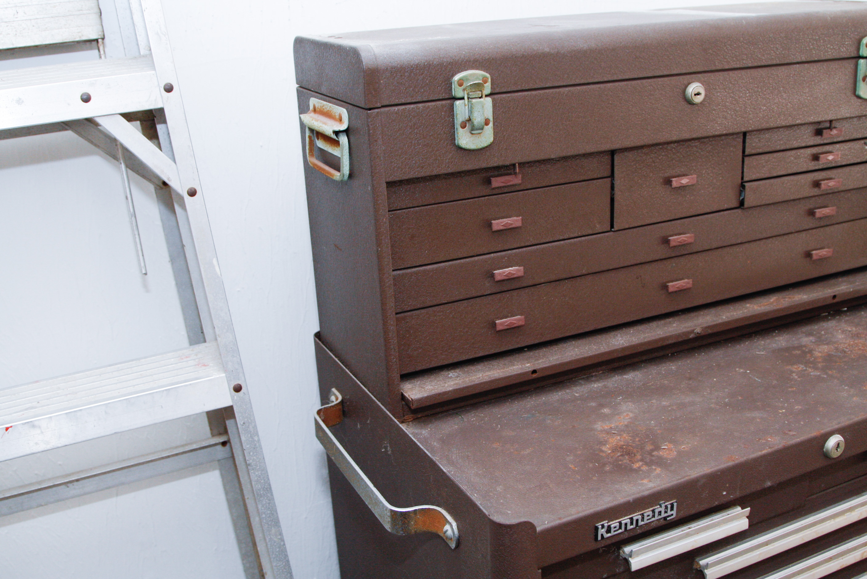 Kennedy Rolling Tool Box with Assorted Tools
