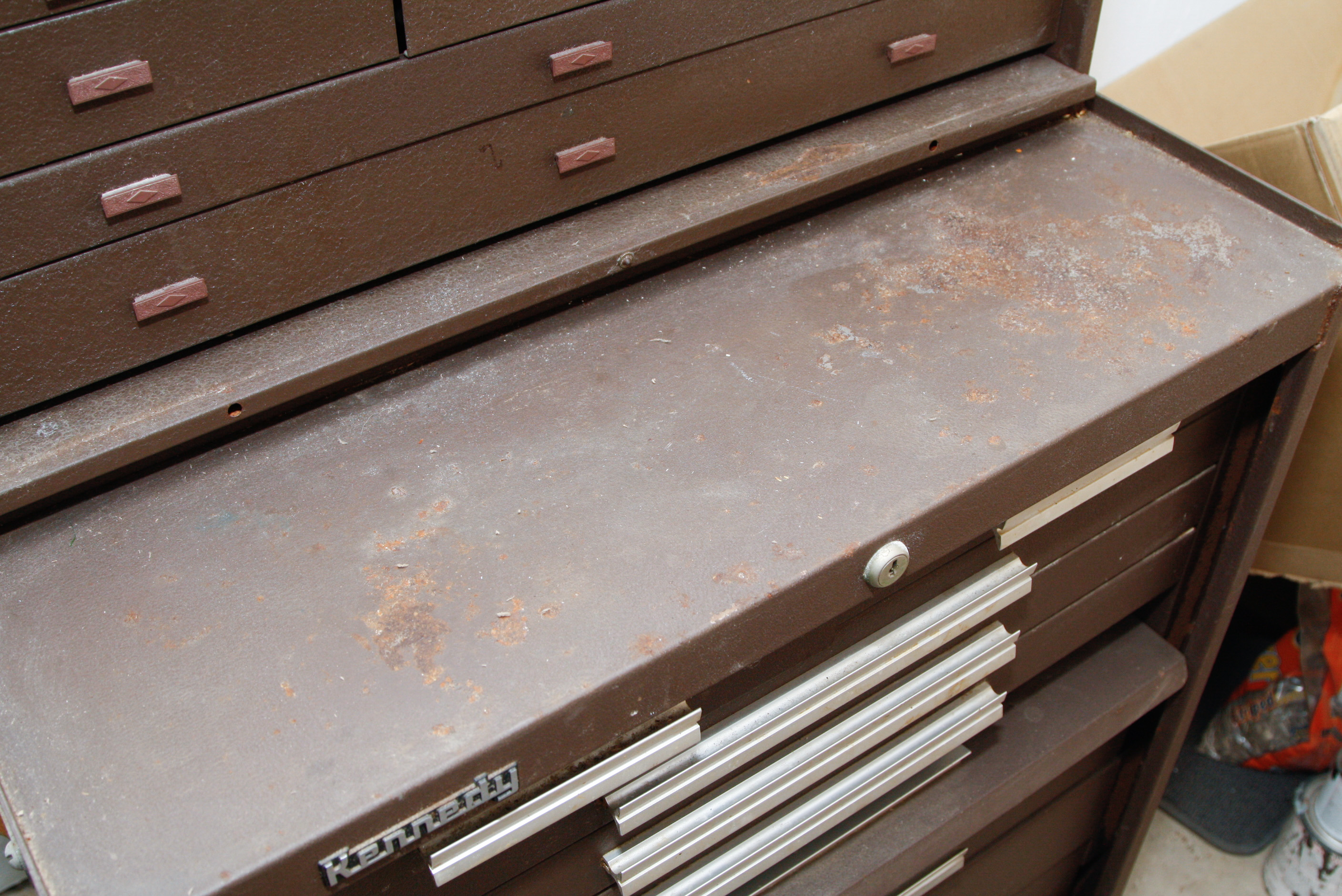 Kennedy Rolling Tool Box with Assorted Tools