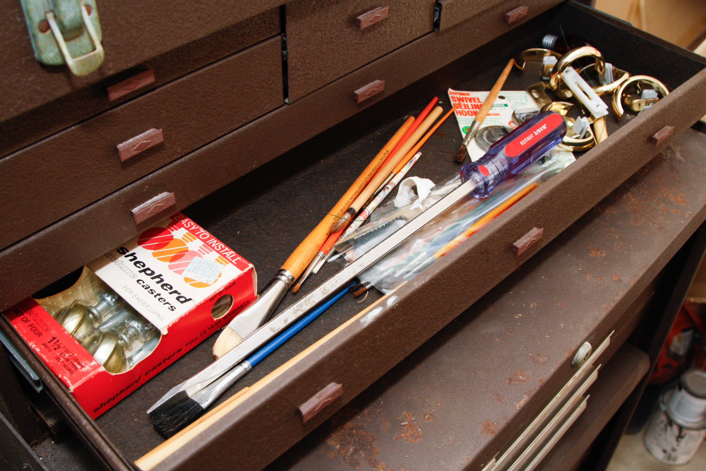 Kennedy Rolling Tool Box with Assorted Tools