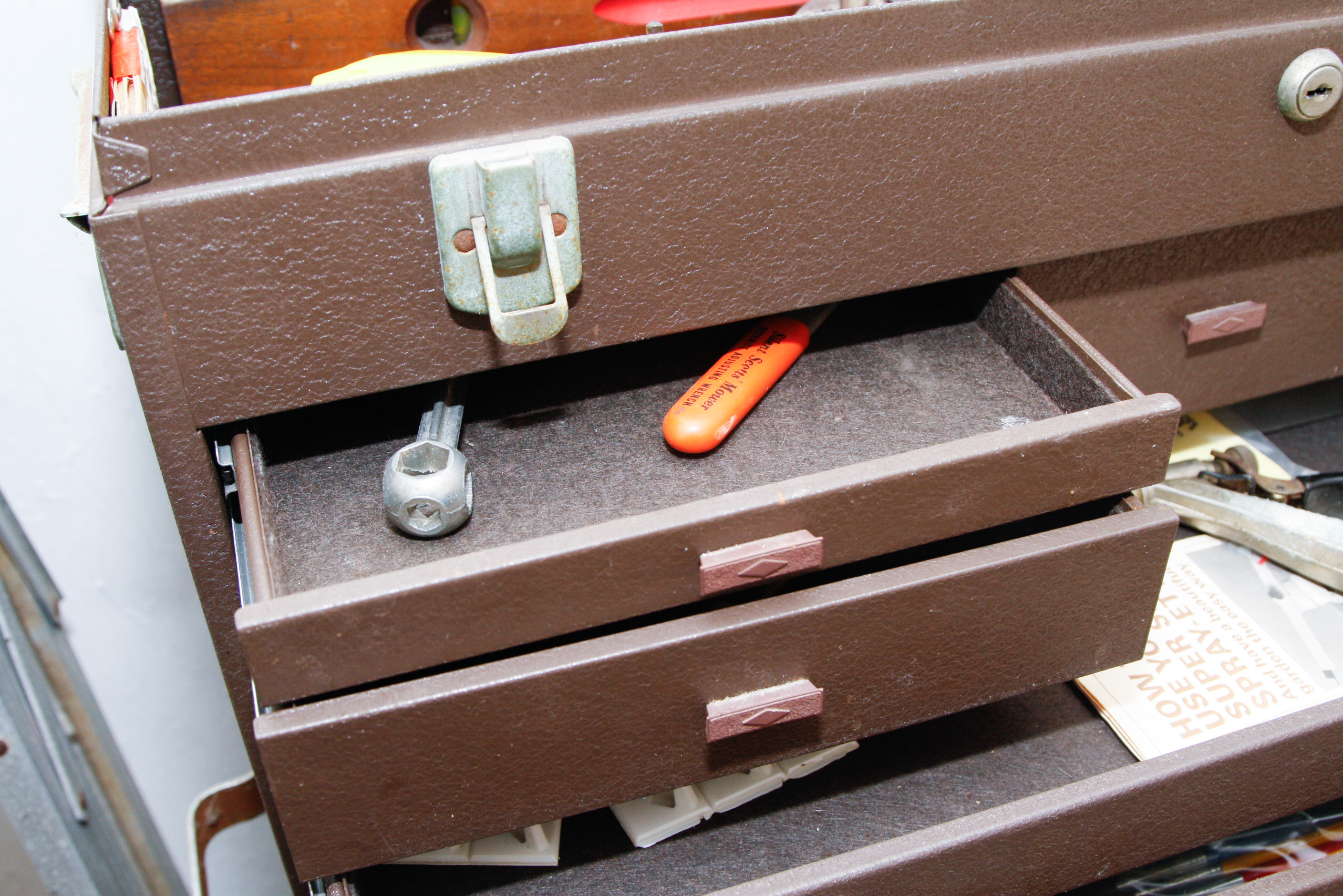 Kennedy Rolling Tool Box with Assorted Tools