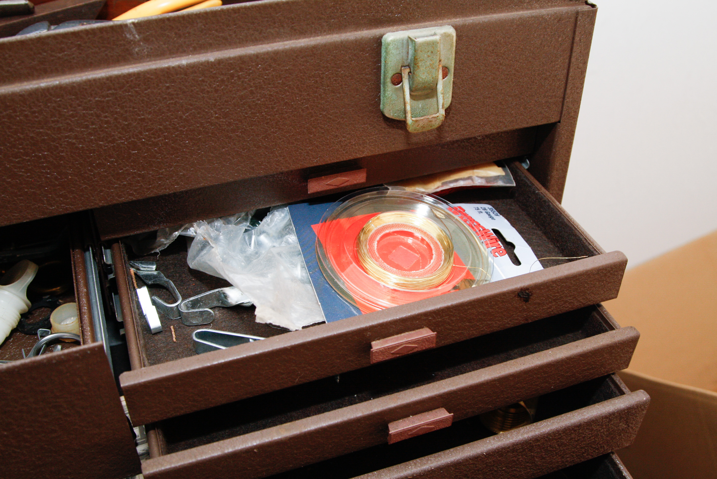 Kennedy Rolling Tool Box with Assorted Tools