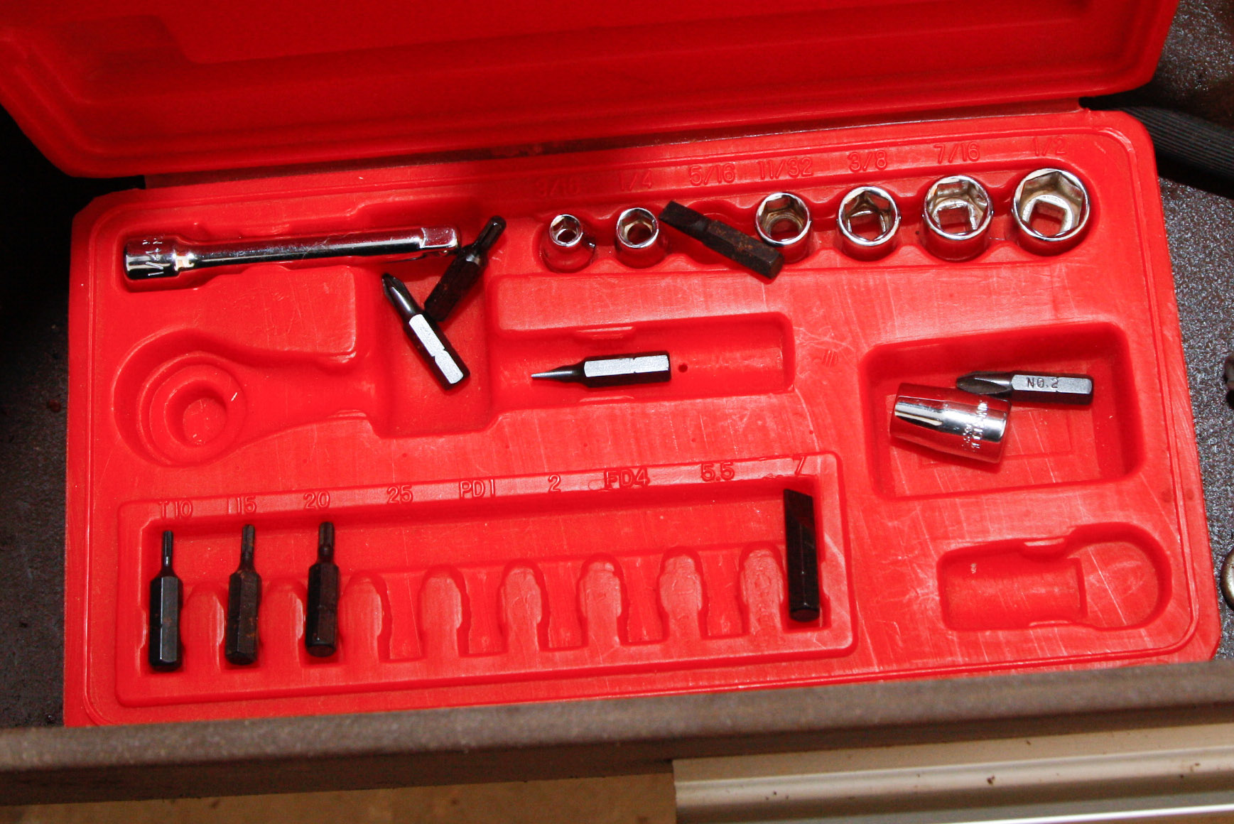 Kennedy Rolling Tool Box with Assorted Tools