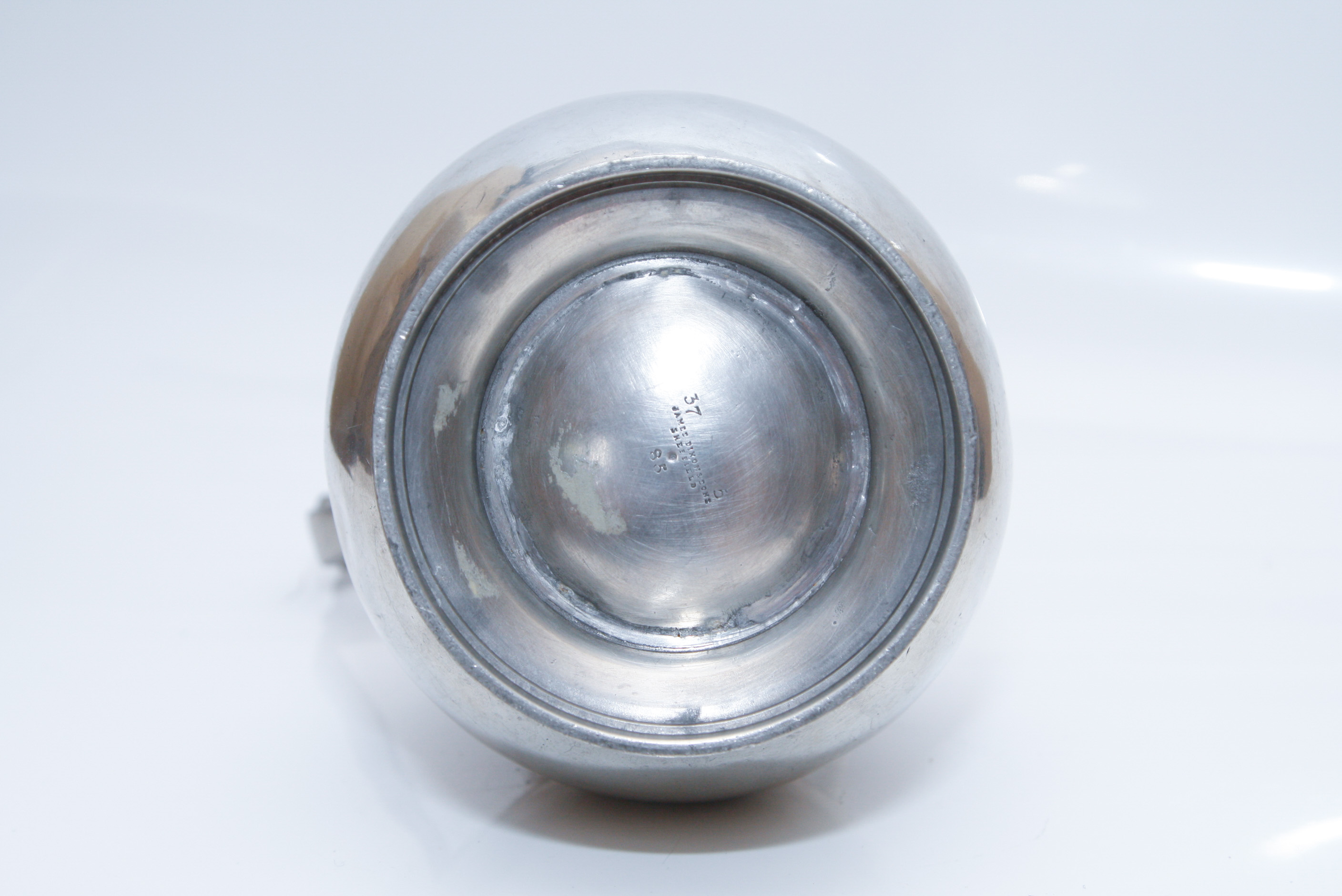 James Dixon & Sons Sheffield Pewter Wine Pitcher, Circa 1900