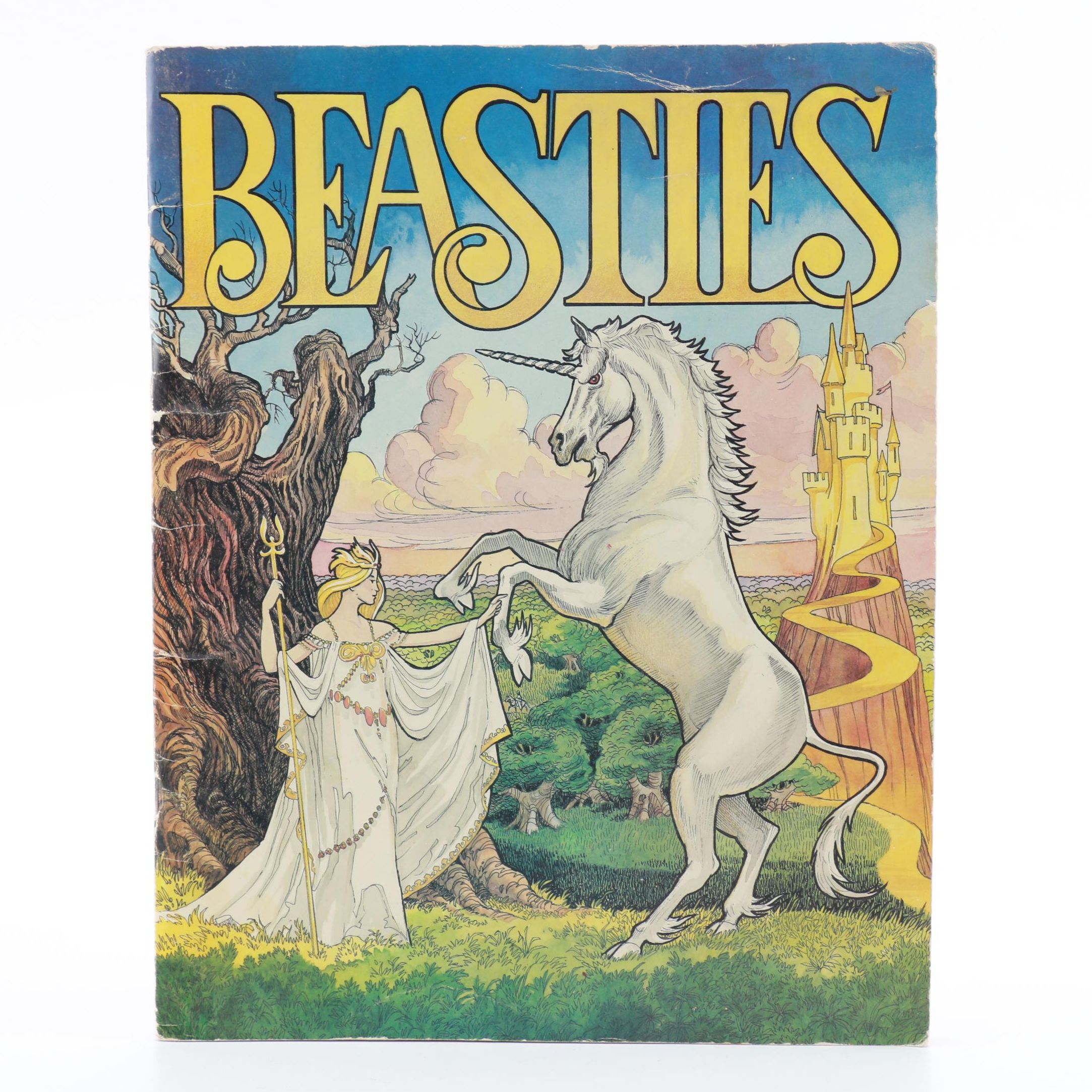 Vintage "Beasties" Coloring Book